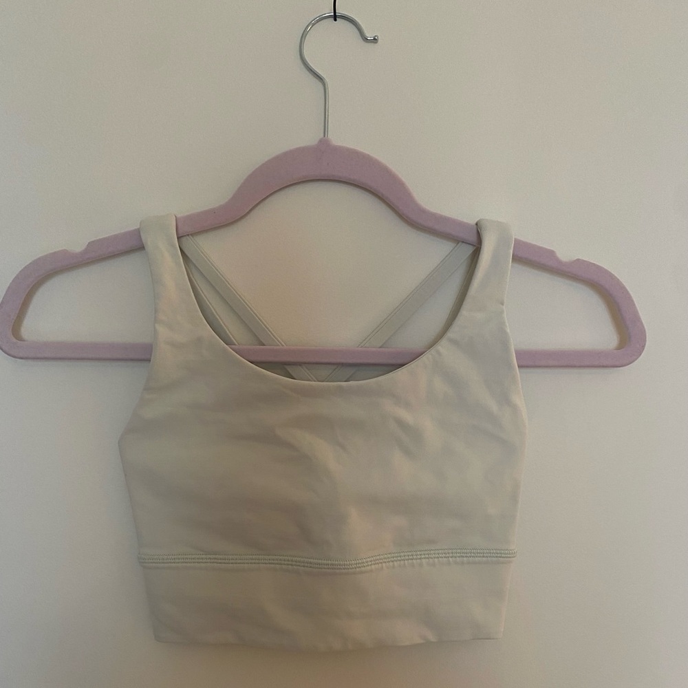 Light Blue Lululemon High Impact Sports Bra
